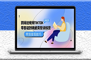 跨境_短视频TIKTOK零基础到精通带货变现技巧-爱分享资源网