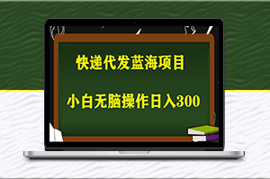 2023最新蓝海快递代发项目_照抄也能日入300+-资源网站