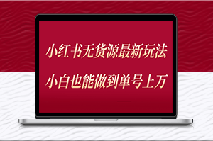 无货源也能赚钱！电商小白一周上万单，这个新玩法让你实现梦想！-资源网站