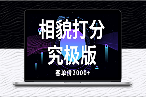 相貌打分究极版_客单价2000+纯新手小白就可操作的项目-资源网站