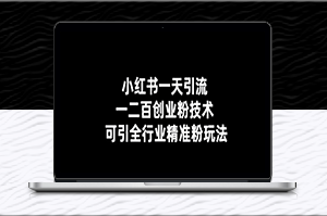 小红书引流技术：一天引流200+全行业精准粉玩法