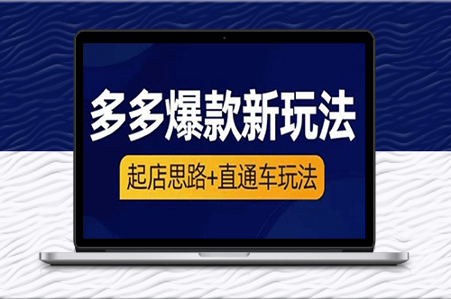 2023拼多多新玩法: 起店+直通车(3节精华课)