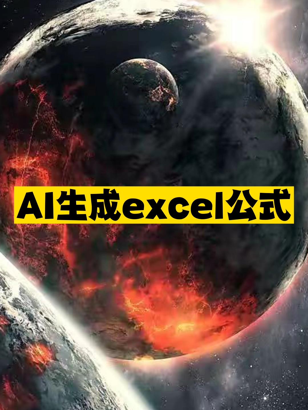 Al生成excel公式工具推荐-资源网站