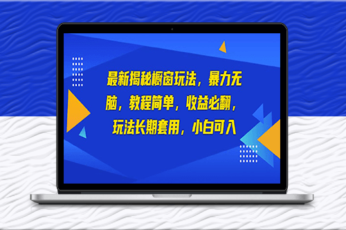 揭秘橱窗新玩法_持续稳定收益_适合新手入门-资源网站