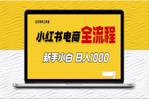 外面收费4988的小红书无货源电商从0-1全流程教程-资源网站