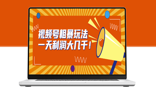 视频号玩法_实现每天数千元利润！-资源网站