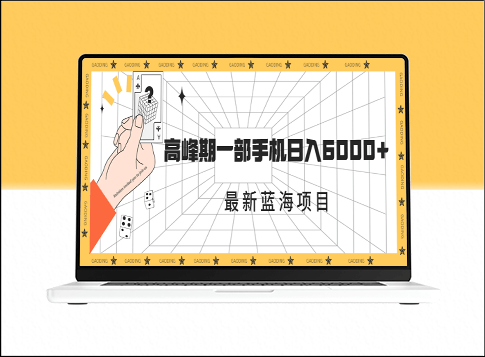 最新蓝海项目：一年有两次爆发式收入_高峰期时一部手机日入6000+的秘诀(附素材与详细课程)-资源网站