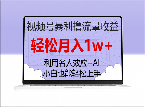 零基础也能月入1万_视频号流量变现攻略-资源网站