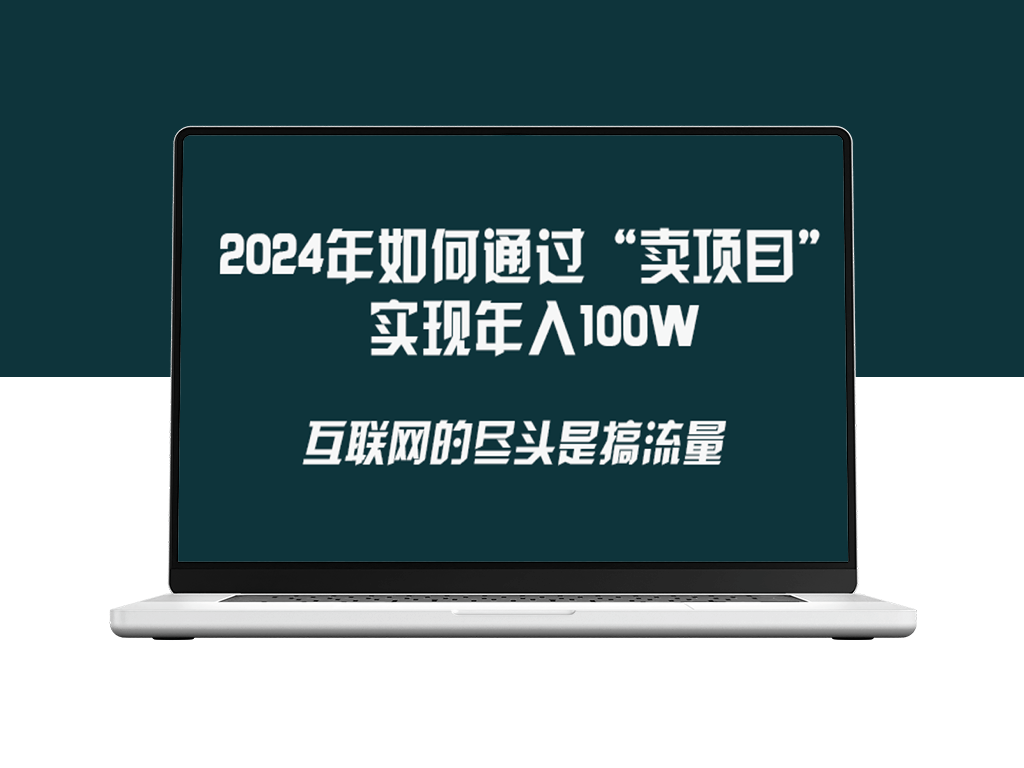 2024年如何通过“卖项目”实现年入100W-资源网站