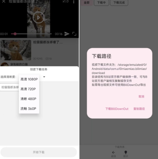 B站视频下载助手：bilimiao 2.3.1