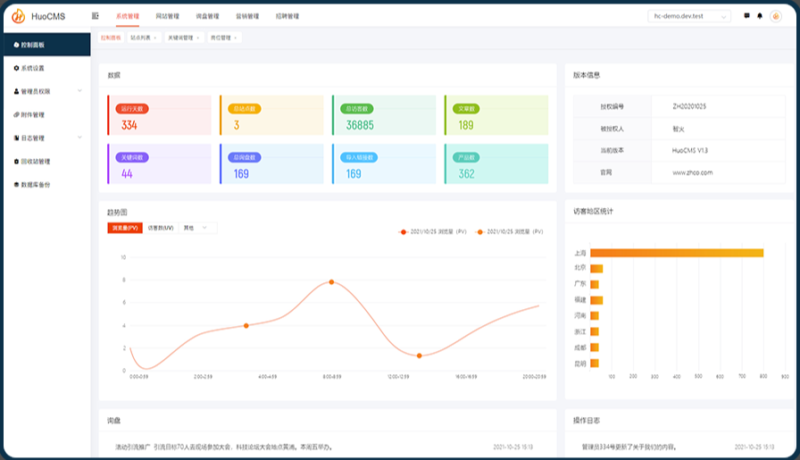 HuoCMS 2.0：基于ThinkPHP内核的强大开源CMS建站系统_免费下载与商用授权