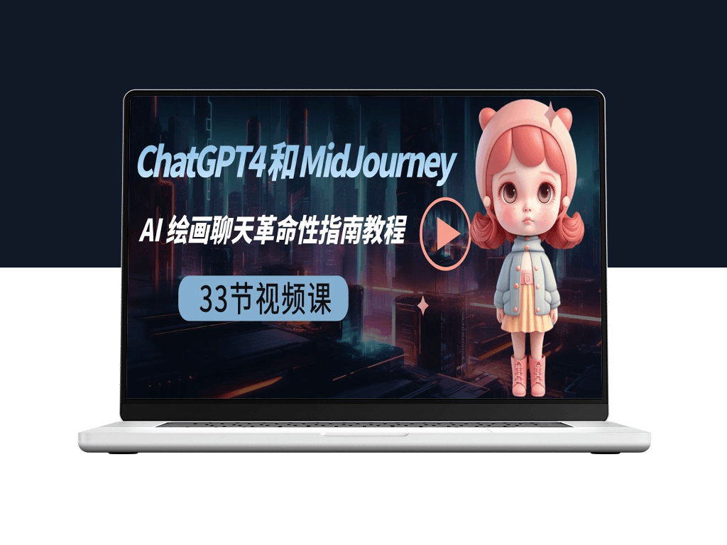 ChatGPT4与MidJourney AI绘画：33节互动教程-资源网站