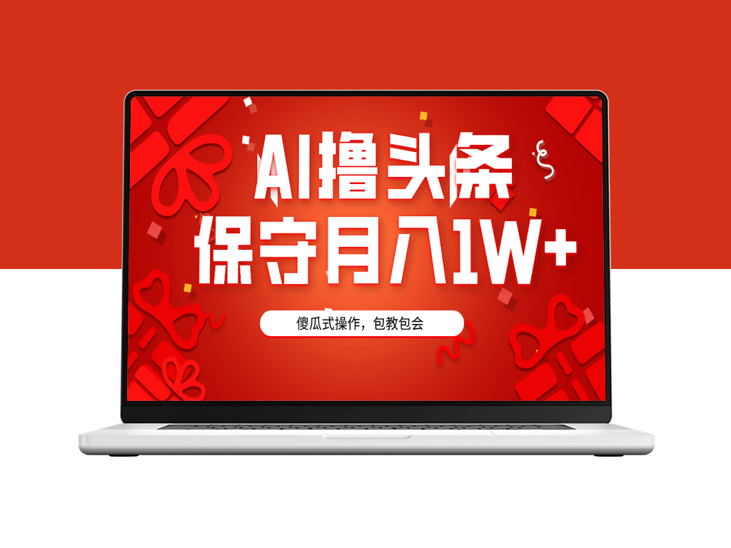 AI助力打造头条爆款-3天速成-月入万元-资源网站