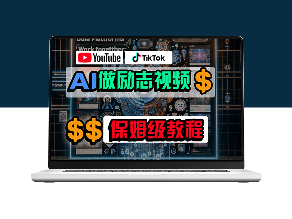 利用人工智能技术打造励志视频_在YouTube和TikTok上实现盈利-资源网站