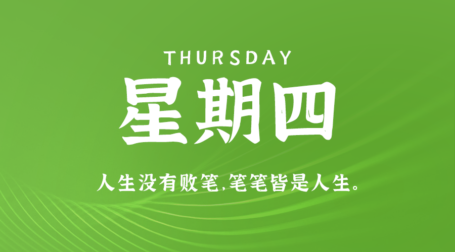 6月20日，星期四，在这里每天60秒读懂世界！