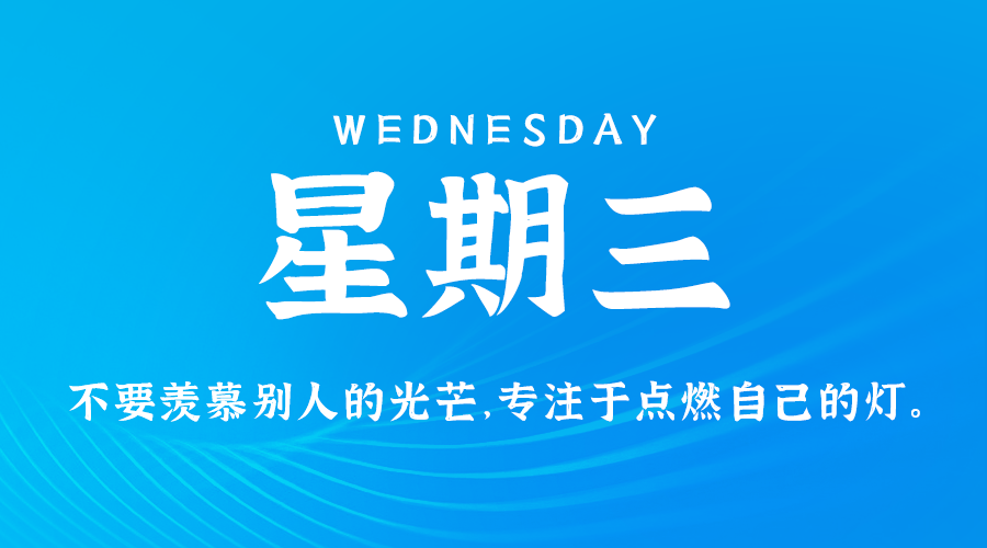 7月10日，星期三，在这里每天60秒读懂世界！