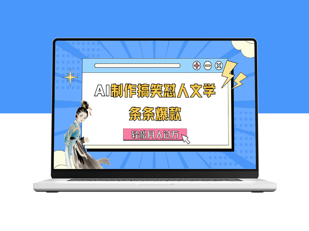 AI创作幽默对话文学_大受欢迎_实现月入过万-完整指南-资源网站