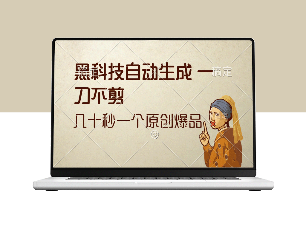 黑科技狂潮：秒变原创_自动生成作品不打折