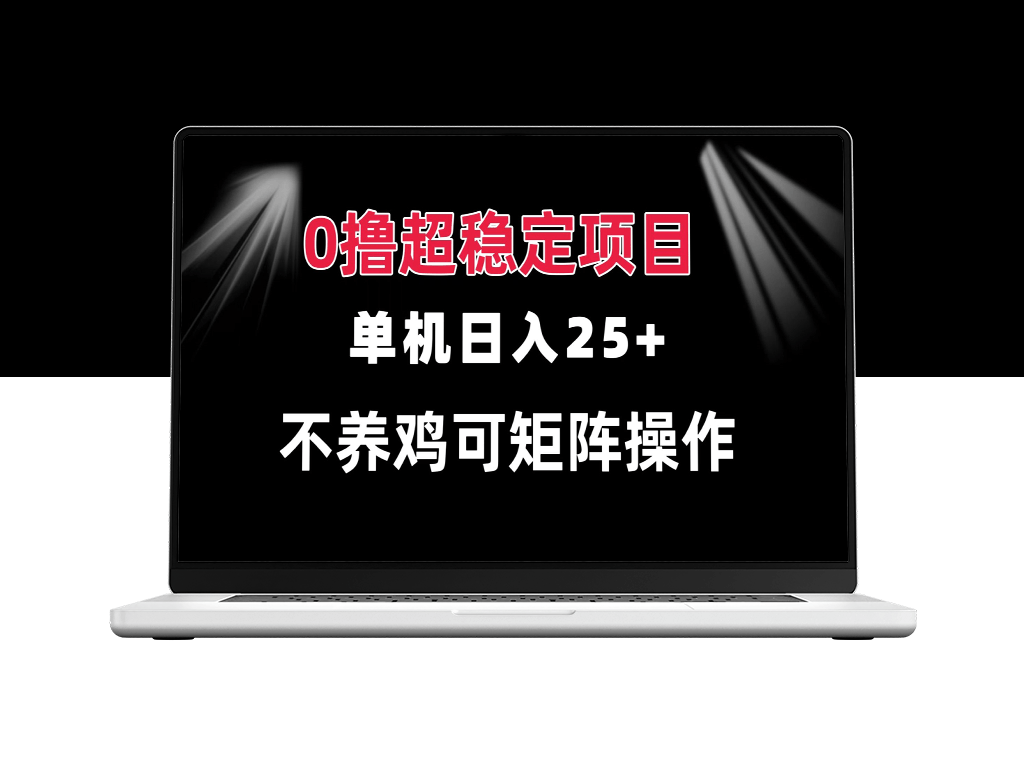 零成本项目_单机日赚25+_批量操作_轻松稳定收益-资源网站