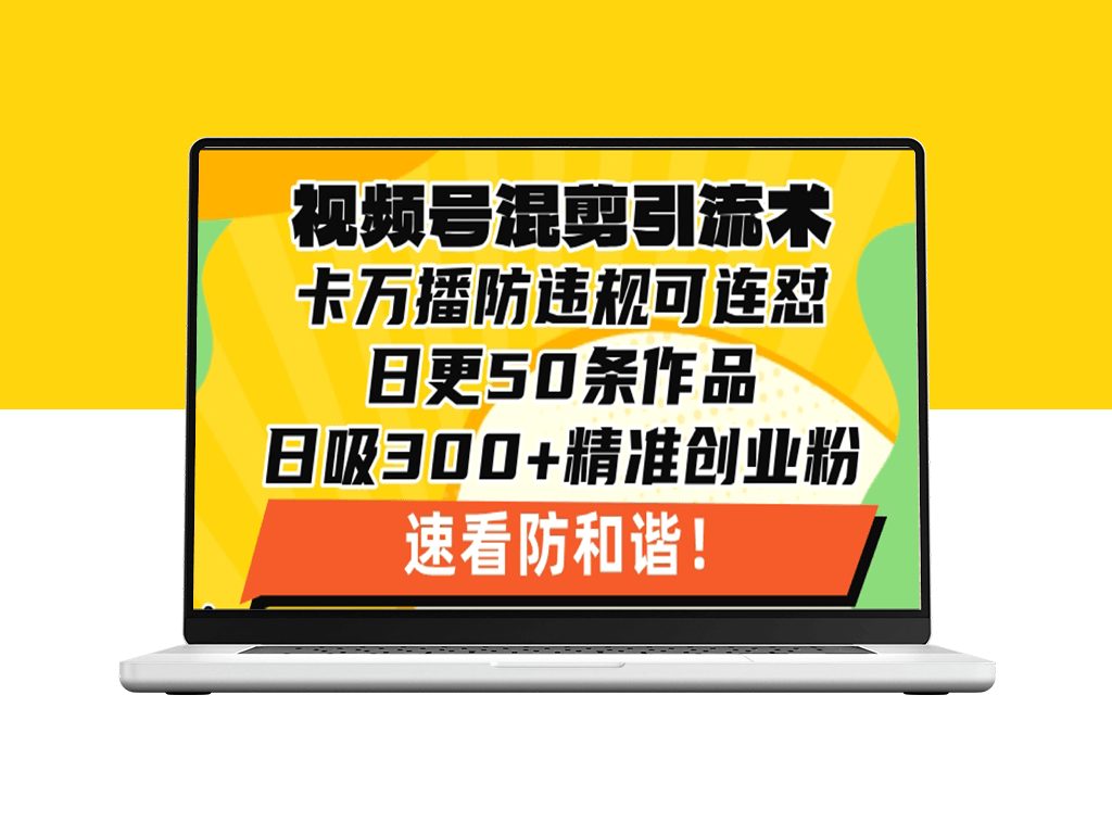 视频号混剪引流技巧_助力粉丝暴增17000_操作简单-资源网站